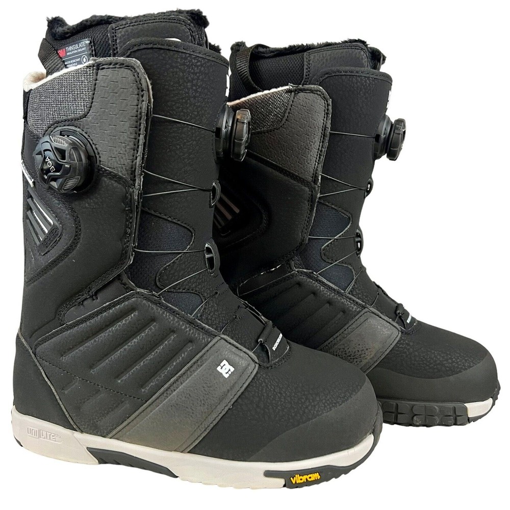 Men’s Sz 8 DC Judge BOA Black Snowboard Boot New In Box MSRP $330